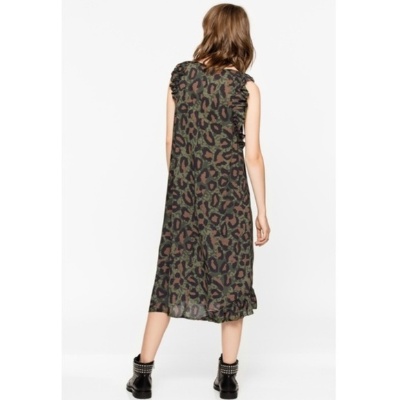 Zadig & Voltaire Rebelle Leo midi dress XS - Picture 4 of 9